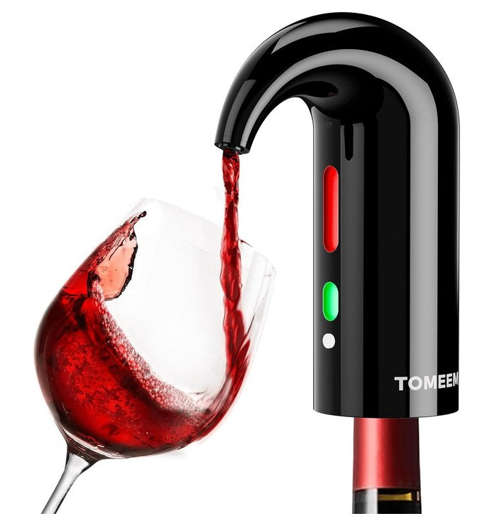 TOMEEM wine pourers Electric Wine Decanter with One-Touch Pouring